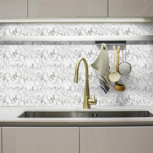 Marble Design Waterproof Moisture Proof Self Adhesive Wallpaper Modern Wall Decor Wallpaper 3d Home Decoration Wall Wallpaper
