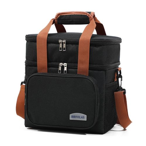 Insulated Lunch Bag Reusable Lunch Box for Picnic Durable Waterproof Leakproof Cooler Tote Bag with Adjustable Shoulder Strap