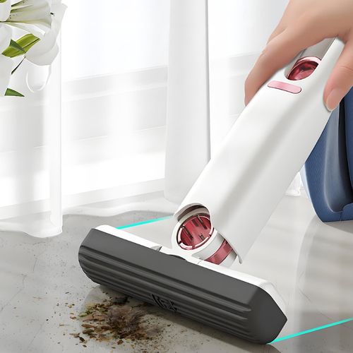 One-Button Mini Folding Small Mop Easy to Use New Type for Kitchen Bathroom Household Cleaning round Sponge Head