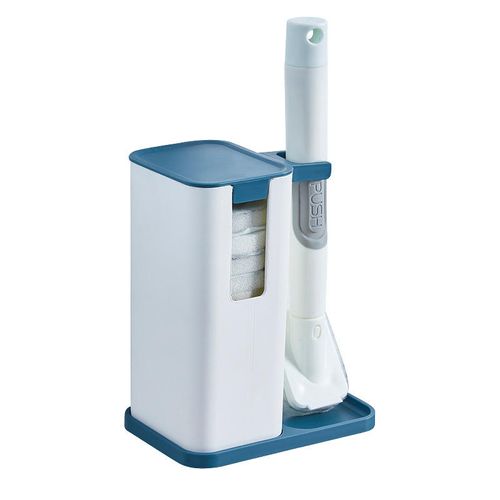 Replaceable Kitchen Brush Automatic Liquid Adding Clean Brush with Long Handle Sponge Dish Washing Pot Brush Set