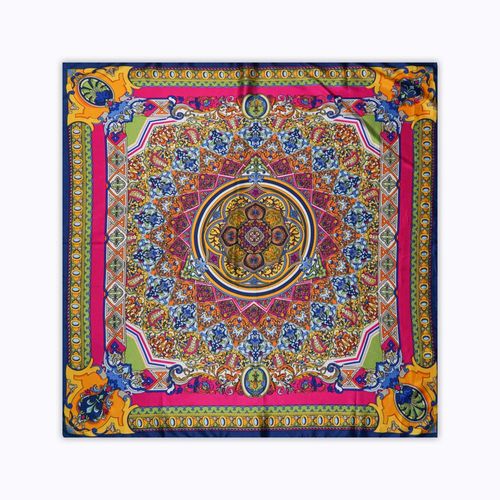 High Quality Light Soft Material Silk Bandana Custom Printed Plain Satin Scarf