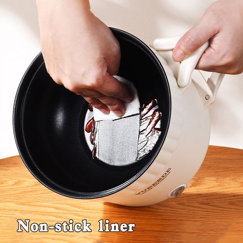 Fashionable Mini Portable Electric Pot Non-Stick Electric Hot Pot Easy Pot for Student Dormitory