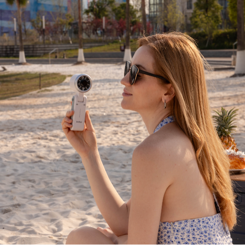 Super Power Portable Cooling Handheld Turbo Portable Folding Personal Fan