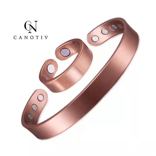 Women Pure Copper Bangle Copper Bracelet Men for Pain relief Rheumatic Arthritis