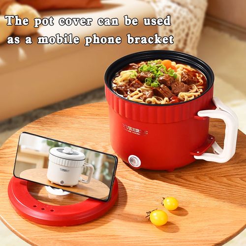 Fashionable Mini Portable Electric Pot Non-Stick Electric Hot Pot Easy Pot for Student Dormitory
