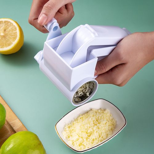 New Arrival 3-in-1 Manual Rotary Cheese Grater Multi-Functional Fruit  Vegetable ShredderSlicerGrater with Handle