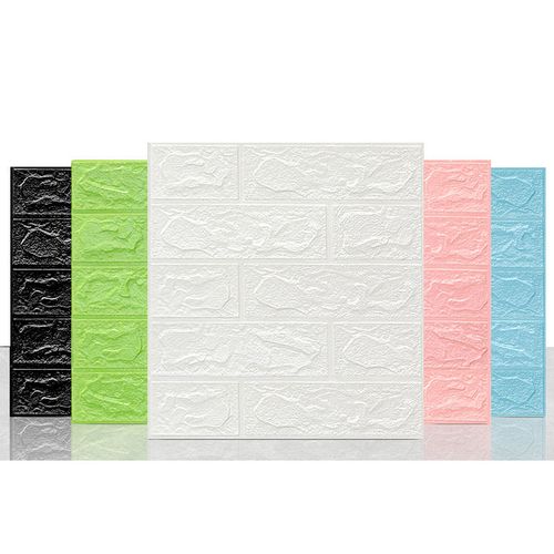 Wholesale Modern XPE Foam Self-Adhesive Wall Stickers 3D Waterproof Three-Dimensional Design Anti-Static for Apartments Hotels