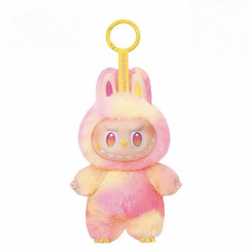 Labubu Original High Quality Macaron Blind Box Plush Toys Plastic Monster Keychain and Doll Labubus La Bubu