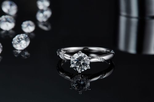 Fine Jewelry Rhodium Plated 3 Carat Diamond VVS1 Moissanite Ring Sterling Silver Party Gift Rings of Wedding Engagement