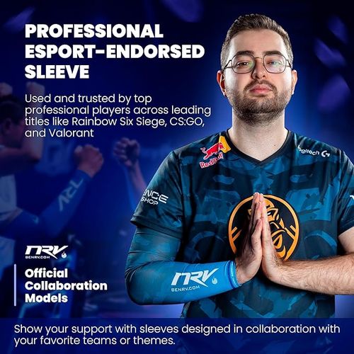 Custom Gamer Gaming Sports Arm Sleeves UV Protection Ice Silk Arm Sleeves E-Sports Arm Sleeve