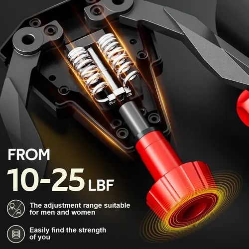 New Premium Version-Adjustable Kegel Exerciser for Men, Pelvic Floor Muscle Rehabilitation Trainer, Inner Thigh Exercise Equipment, Pilates for Home Workout, Hips Exercise Under the Table, with Band, for Men Women Healthcare Tool