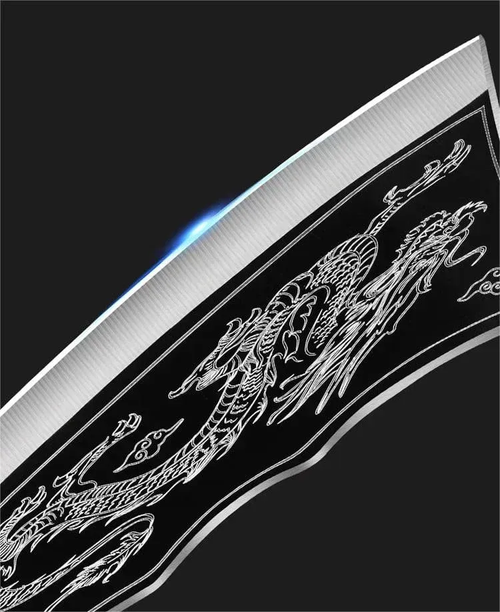 Purely handmade dragon-slaying knife bone knife super fast household knife manual chopping wood stainless steel sharp kitchen knife bone chopping knife