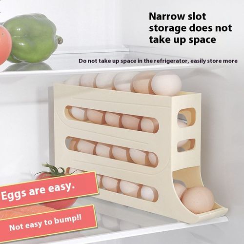 Egg Tray Plastic Egg Tools Storage 4 Tiers Egg Holder for Refrigerator