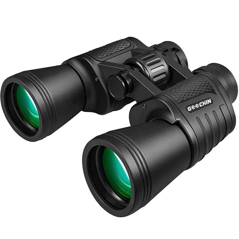 High Power 20x50 Compact Waterproof Binoculars with Night Vision for Bird Watching Hunting Travel & Games Low Light Suitable