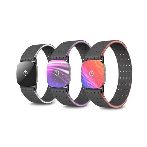 Health Band Smart Bracelet Waterproof Fitness Tracker Heart Rate Monitor Chest Set with Watch Android Operated Sports Wristwatch
