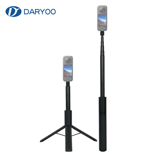 Insta360 Mini 2-in-1 Lightweight Tripod Selfie Stick and Tripod, Suitable for GO 2- X2- R - X, Suitable for Mobile Phones