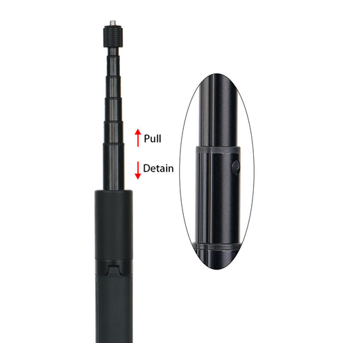 Insta360 Mini 2-in-1 Lightweight Tripod Selfie Stick and Tripod, Suitable for GO 2- X2- R - X, Suitable for Mobile Phones