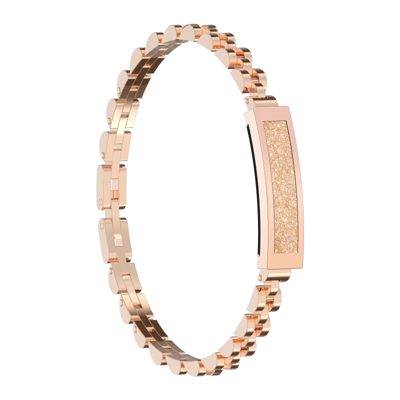 Real-Time Health Alerts Sport Smart Bracelet Jewelry ECG Fall Detection Titanium Alloy APP Control Women Smart Band Bracelet