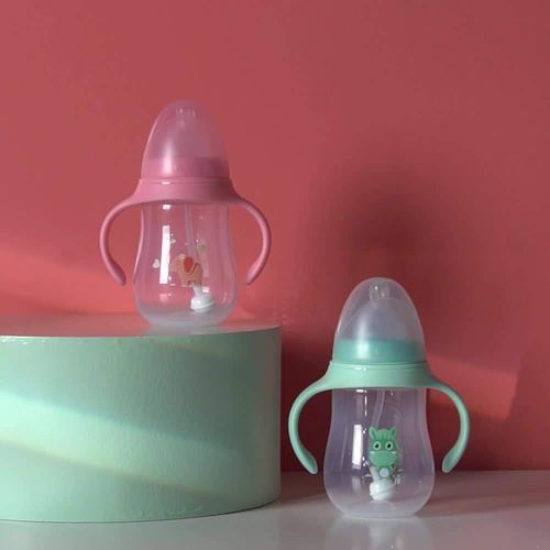 Baby Bottle Newborn Dual-purpose Children's Straw Water Cup Wide Aperture Set Baby Products Manufacturer's Batch