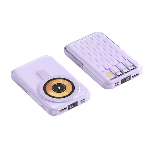 HYTO PD 22.5W Fast Charging Portable External Battery Power Bank 10000mAh Wireless Charger Mini Magnetic Power Bank With Stand