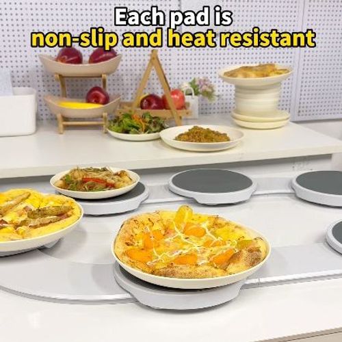 Multifunctional Oval Shape Food Turntable Portable Table Train Tableware Rotating Dining Turntable Trays for Serving Food