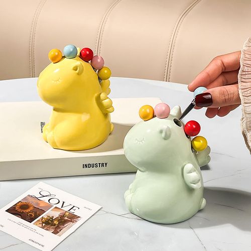 Nordic Style Unicorn Fruit Fork Storage Dinnerware Jar