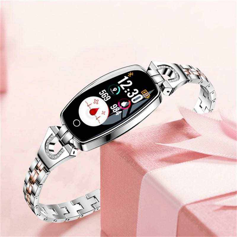 Fashion Design Smart Watch Hot Fashion Women Smart Bracelet Heart Rate Blood Pressure IP67 Water Proof Calories Fitness Tracker