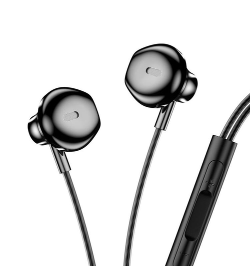 Portable Wired Headphones Noise Cancelling in Ear Waterproof Sports Band Microphone Wired Earphone