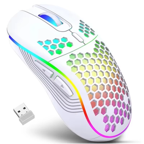 2025 New 6d 7200dpi Optical Sensor Rgb Backlight Game Mouse Lightweight Ergonomic Mice Wireless Gaming Mouse for Computer Laptop