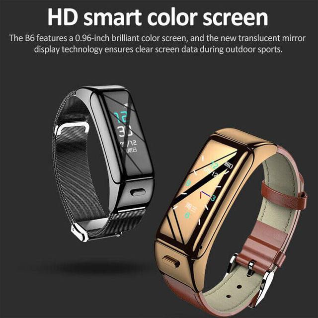 Multifunctional Smart Bracelet Popular Call Bracelet Color Screen Smart Bracelet B6 Sports Multi-functional Two in One Separate
