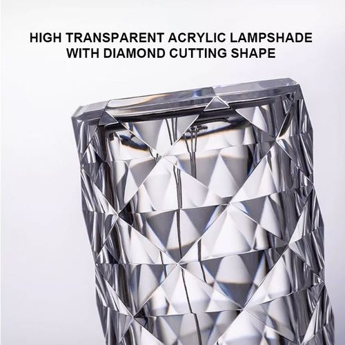 Touch Remote Control Bedside Table Night Light Acrylic Dark Lamp Room Decoration Holiday Lighting LED Crystal Table Lamp