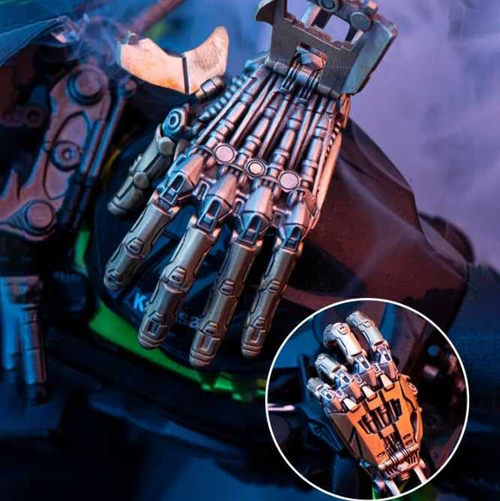 Mechanical Bionic Hand Necklace for Men Pendant Jewelry Personalized Holiday Gift Necklace