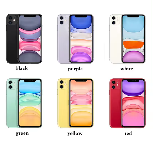 Wholesale of original iPhone 11 smartphones, available in 128GB and 256GB storage options, including unlocked iPhone models.