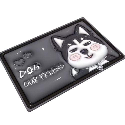 Custom 3D Printed Cartoon Bath Non-slip Mat Super Absorbent Diatom Mud Bath Rug