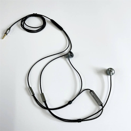 Portable Wired Headphones Noise Cancelling in Ear Waterproof Sports Band Microphone Wired Earphone