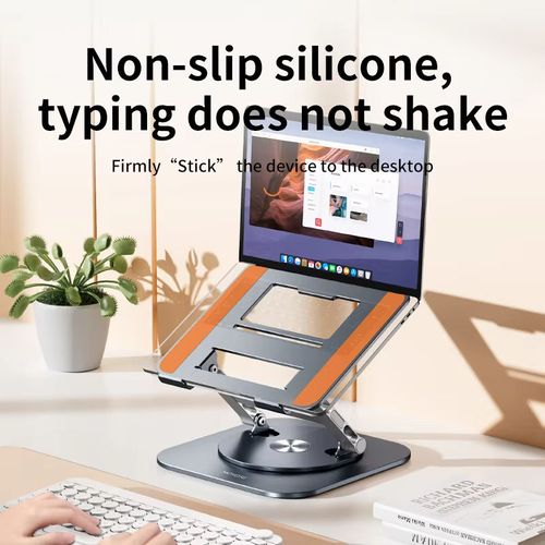 Aluminum Alloy Creative Rotating Lifting Bracket Flexible Desk Stand for Phone iPad Laptop Desktop