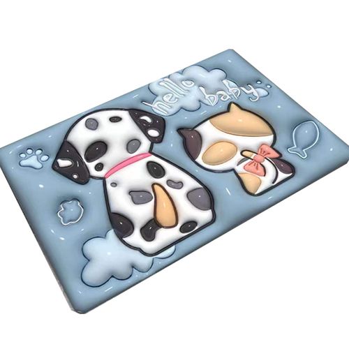 Custom 3D Printed Cartoon Bath Non-slip Mat Super Absorbent Diatom Mud Bath Rug