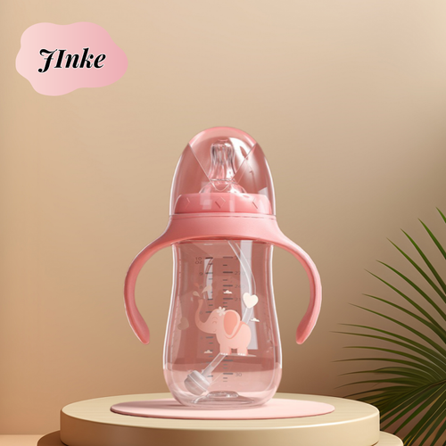 Baby Bottle Newborn Dual-purpose Children's Straw Water Cup Wide Aperture Set Baby Products Manufacturer's Batch