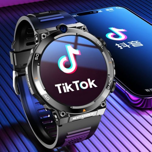 2025 New Arrival 4G 5G Smart Watch H10 WiFi GPS Dual Camera Video Call NFC 2+16GB 900MAH Battery Android Smart Watch