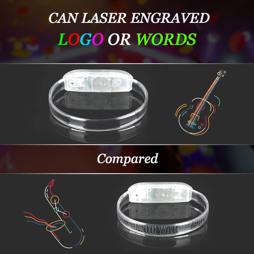 New Product Creative Flash Lighting Remote Control Motion Music LED Bracelet