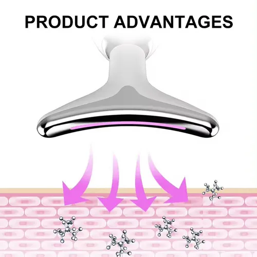 Face and Neck Massager Sculpting Skin Tightening Wrinkle Remover with Red Light Therapy for Face and Neck