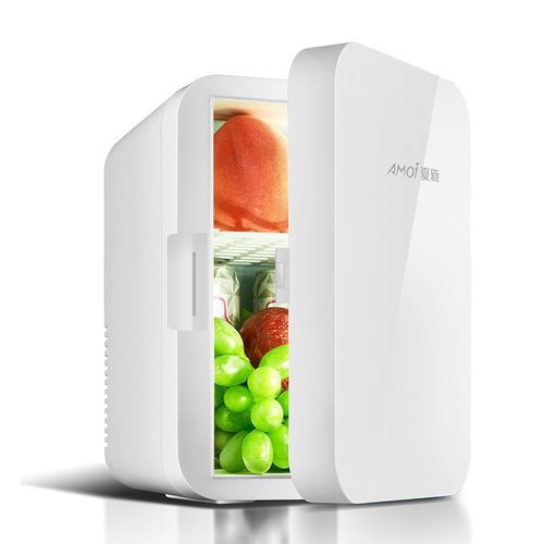 8L Mini Car Refrigerator Single Student Dormitory Household Cosmetics Freezer Semiconductor Car Fridges Cooling Heating Modes
