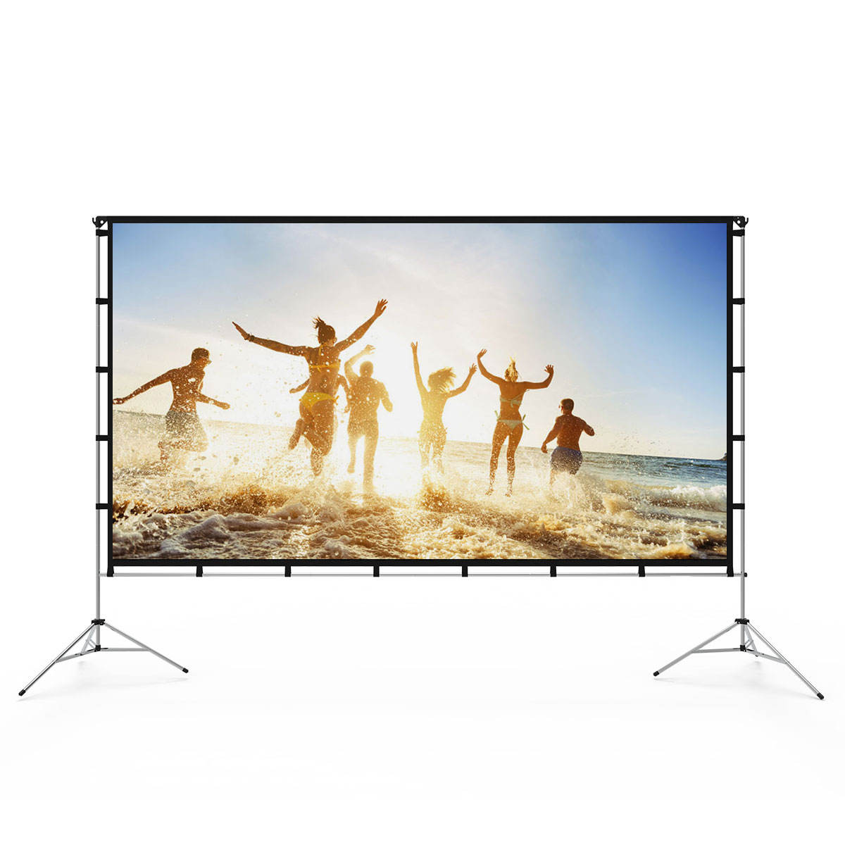 Home Cinema Aluminum Fixed Frame Projection Screen and Projector Screen