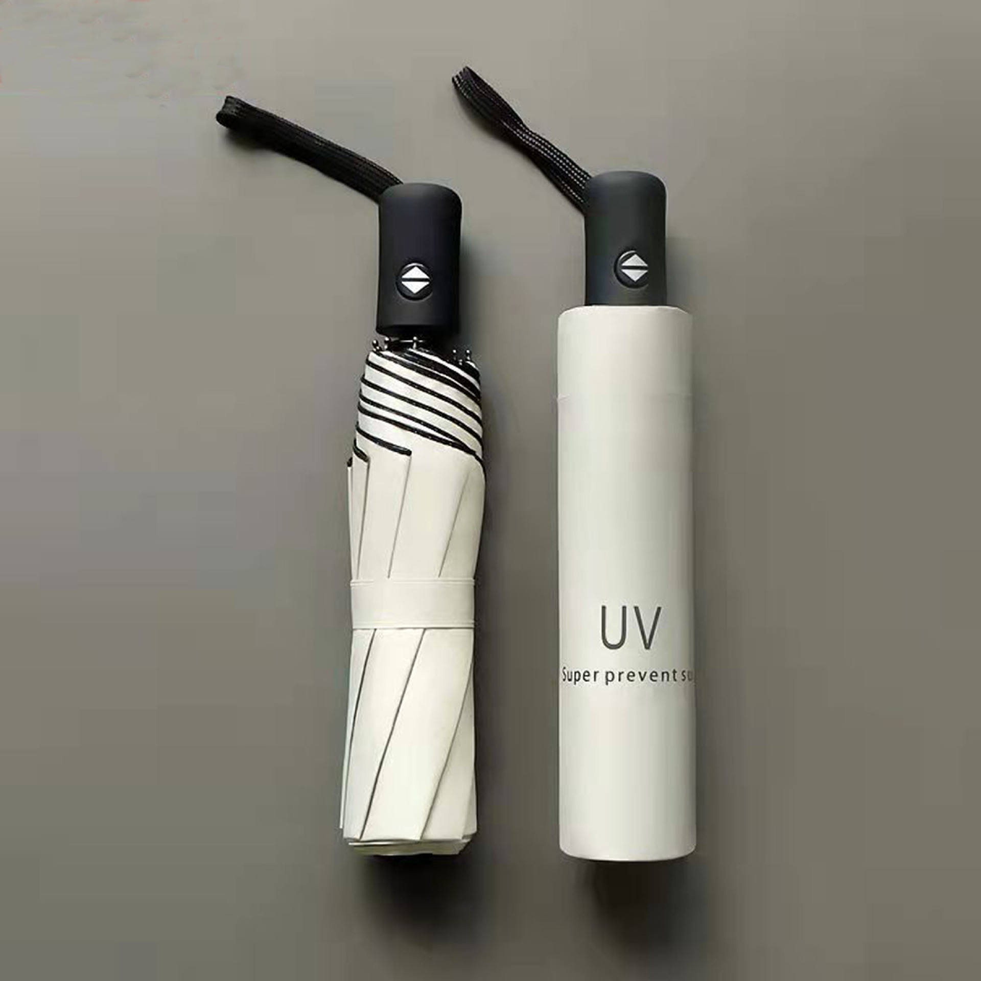 Wholesale Rain Shine Fully Automatic Large Size Umbrella Customizable Advertising 8K Modern Daisy Sun Protection Sunshade Travel