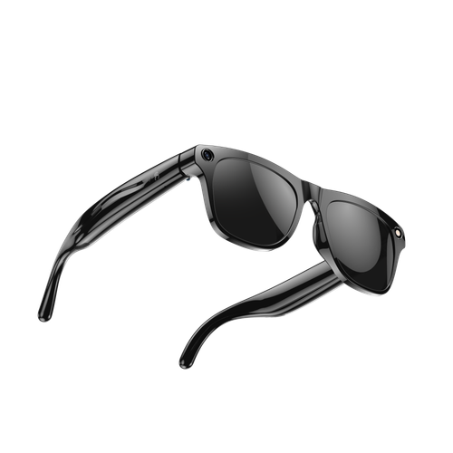 Video Shooting AI Smart Glasses with Camera for Men Flashlight 4GB IP65 720P AI Translation BT Call Music XK Oen Pro Sunglasses