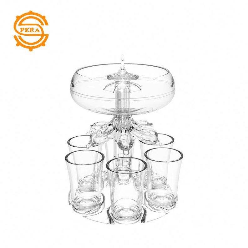 Shot Holder 6 And Beer Liquor Wine Whisky Rack Glass Dispenser
