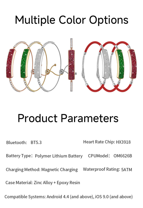 Smart Electronic Bracelet for Women Sport Fitness Tracker Heart Rate Monitor Blood Pressure Pedometer for Android