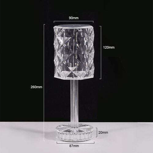 Touch Remote Control Bedside Table Night Light Acrylic Dark Lamp Room Decoration Holiday Lighting LED Crystal Table Lamp