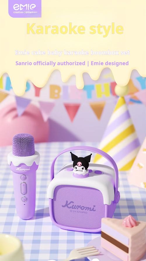 Karaoke Bluetooth Speaker Noise Cancelling High-Appearance Plastic Small Home Microphone Wireless Subwoofer
