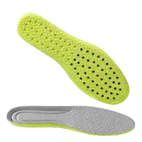 Sport Insole Casual Antibacterial, Odor Proof, High Elasticity and Shock Absorption White Shoes Suitable for Wide Forefoot